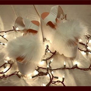 Worn once!! Current mood 7 inch platforms Size 8.